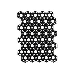 Решётка газонная 40x53 см цвет чёрный